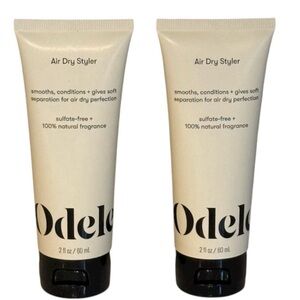 Odele Air Dry Styler Duo Smooth Soft Hair Set of Two New Sealed